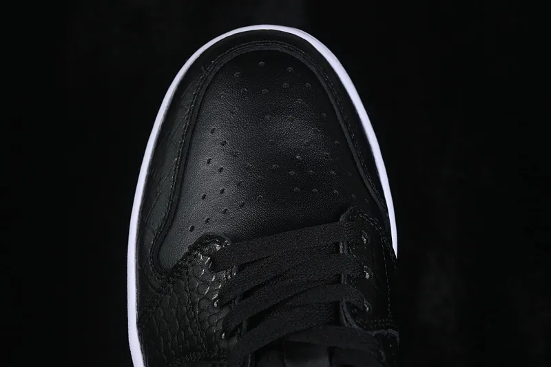 All categories Air Jordan Jordan series basketball shoes Air Jordan 1 Low Air Jordan 1 Low AJ1 Joe 1 crackle black low-top retro cultural basketball shoes DD9315-003